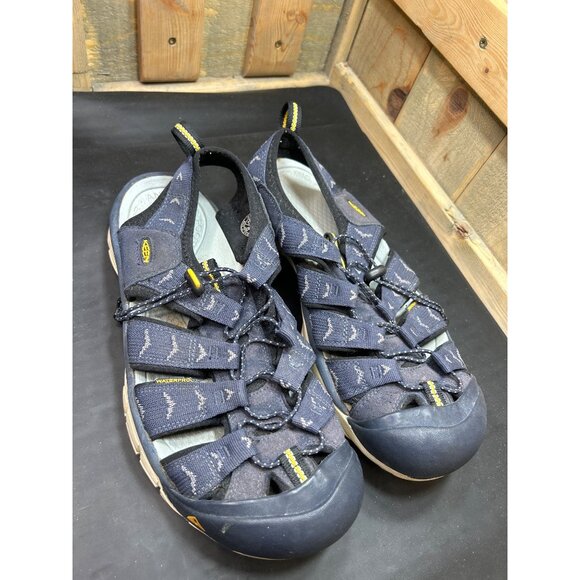 Keen Mens Newport H2 Sandals Size 11 Blue Anatomic Footbed - Picture 2 of 8